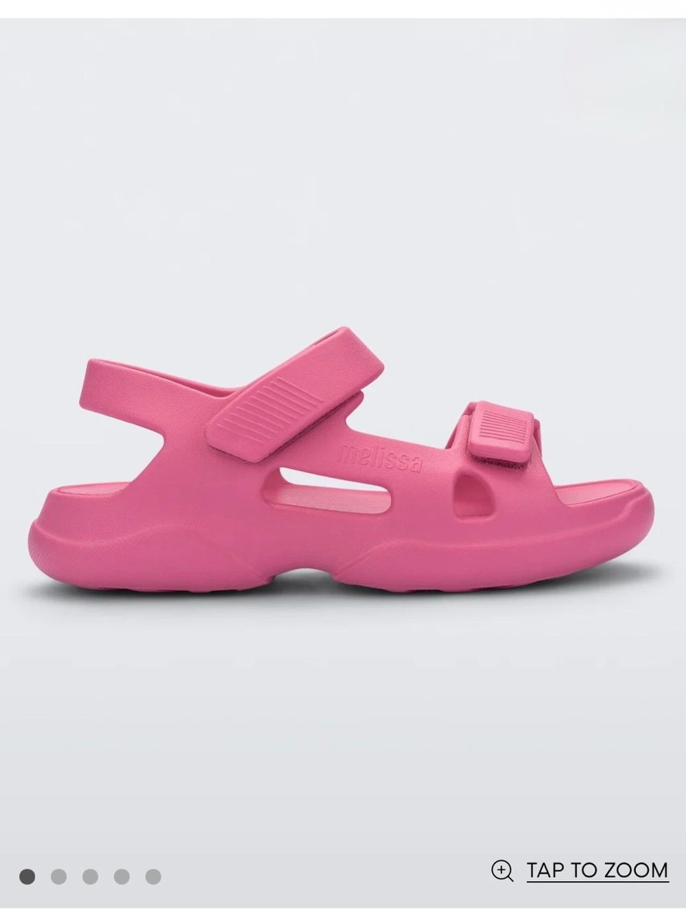 Melissa Hot Pink Foam Platform Free Papete